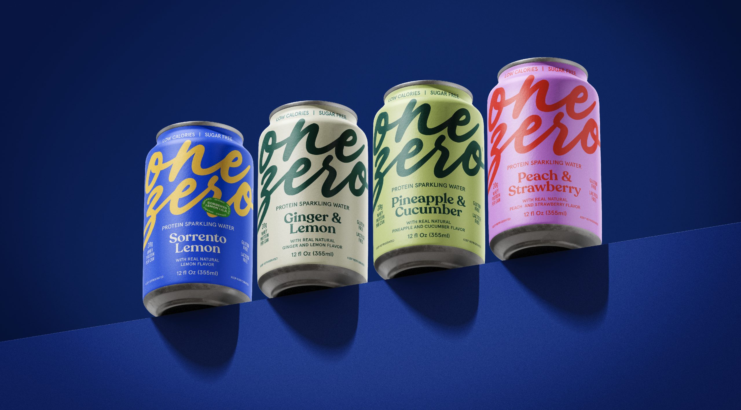 Onezero’s Bold Packaging Offers a Splash of Energy