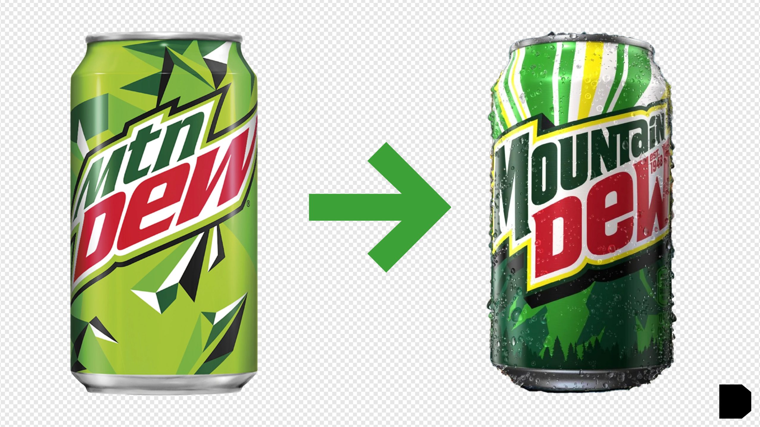 Redesign (Over)Reaction Theater: PepsiCo Refreshes Mountain Dew