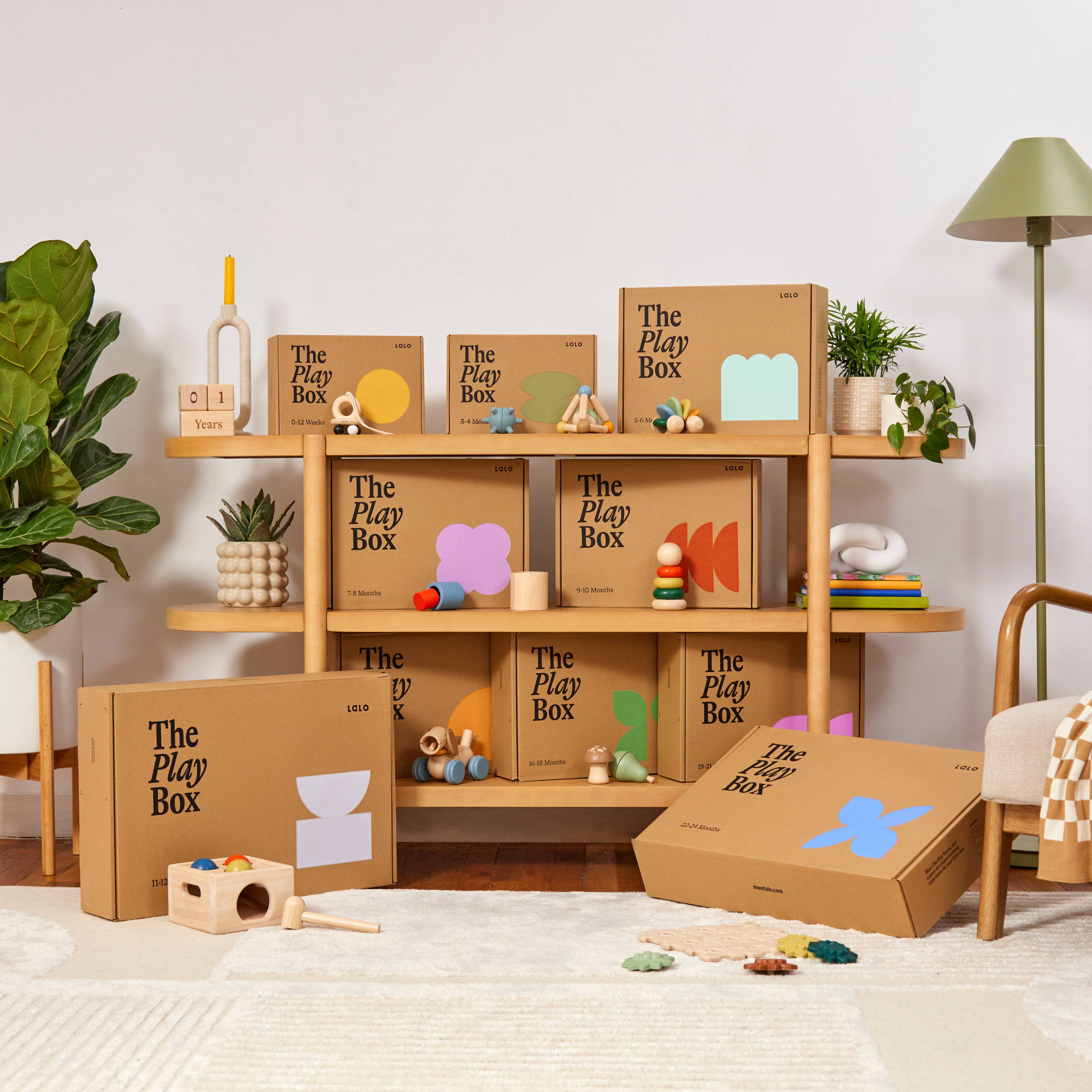 Courtney Wall’s Bauhaus-inspired Packaging for The Play Boxes by Lalo