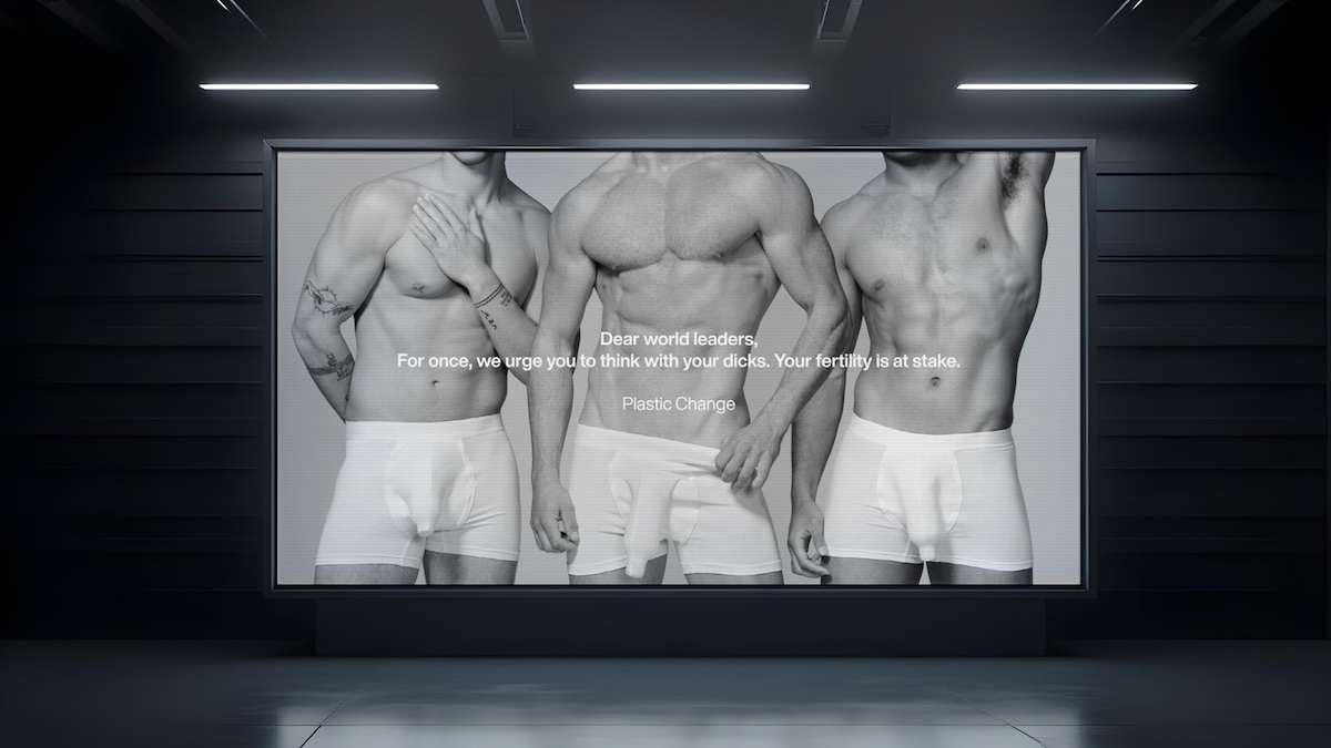 ‘Are You Packing Microplastics?’ Parodies Calvin Klein Underwear Ads To Save The Planet