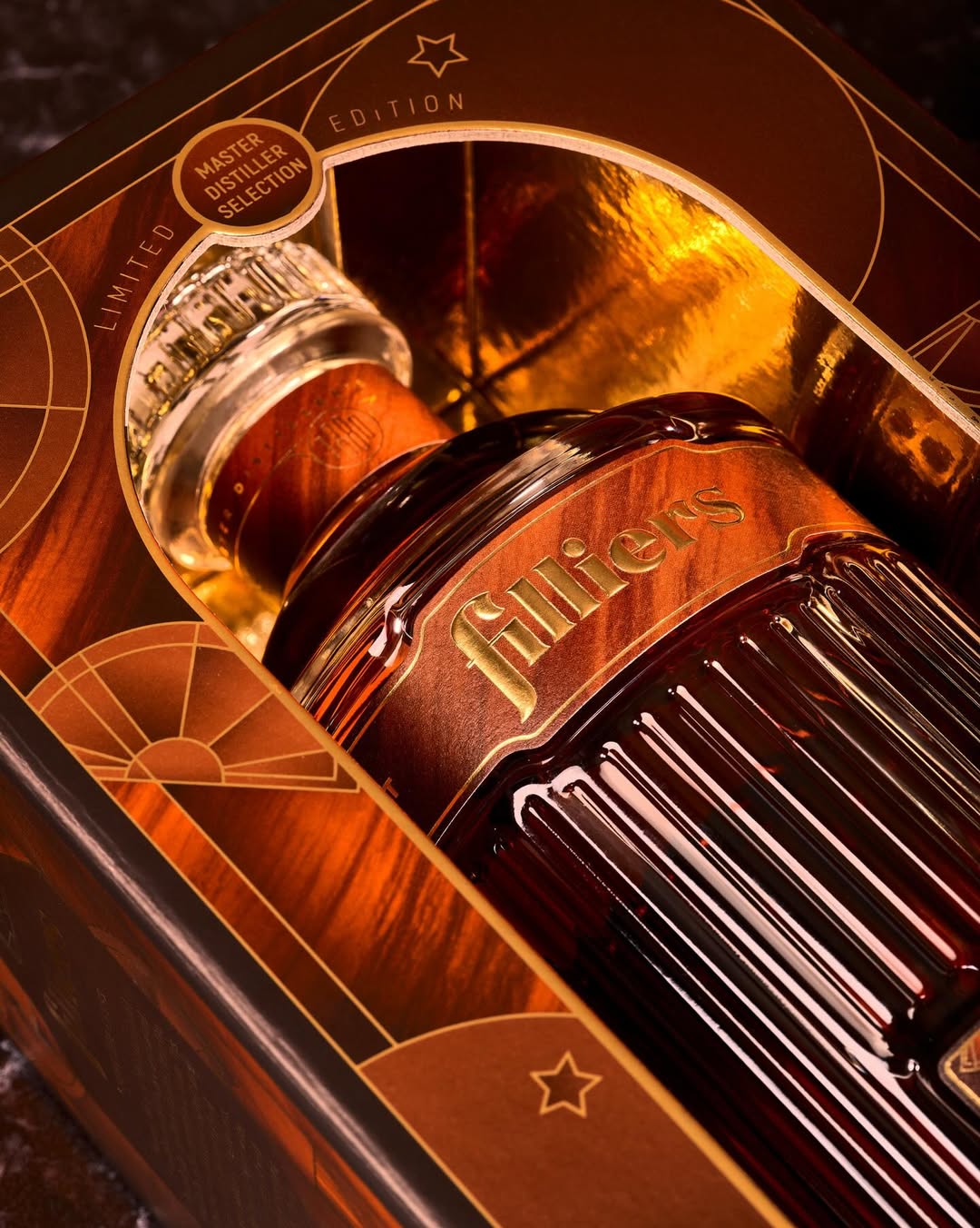 Filliers Pours On the Art Deco Flair with Showstopping Whisky Design