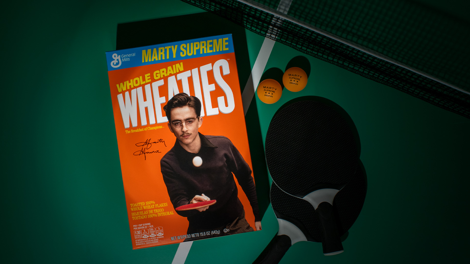 The Breakfast of Ping Pong Champions? Chalamet’s ‘Marty Supreme’ Gets His Own Wheaties Box