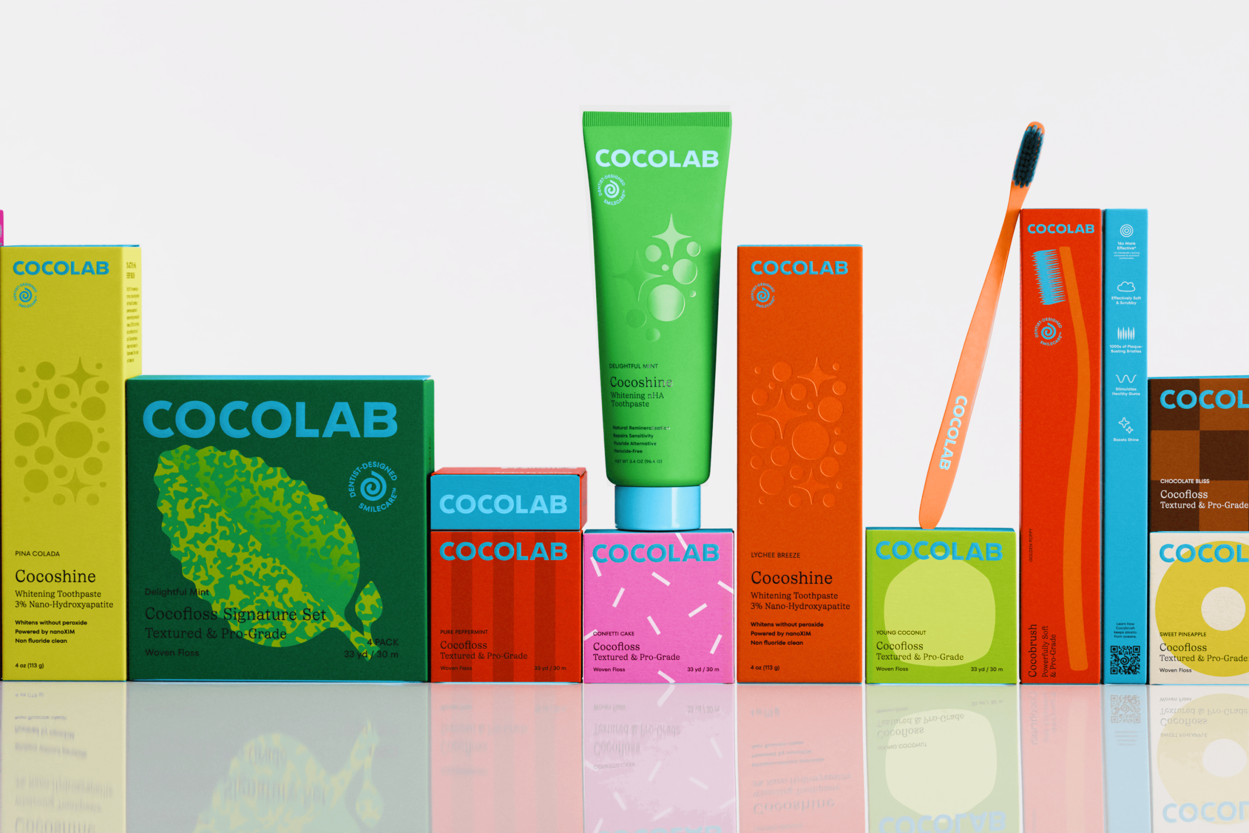 Wedge Brings ‘Dental Dopamine’ to Cocolab Rebrand