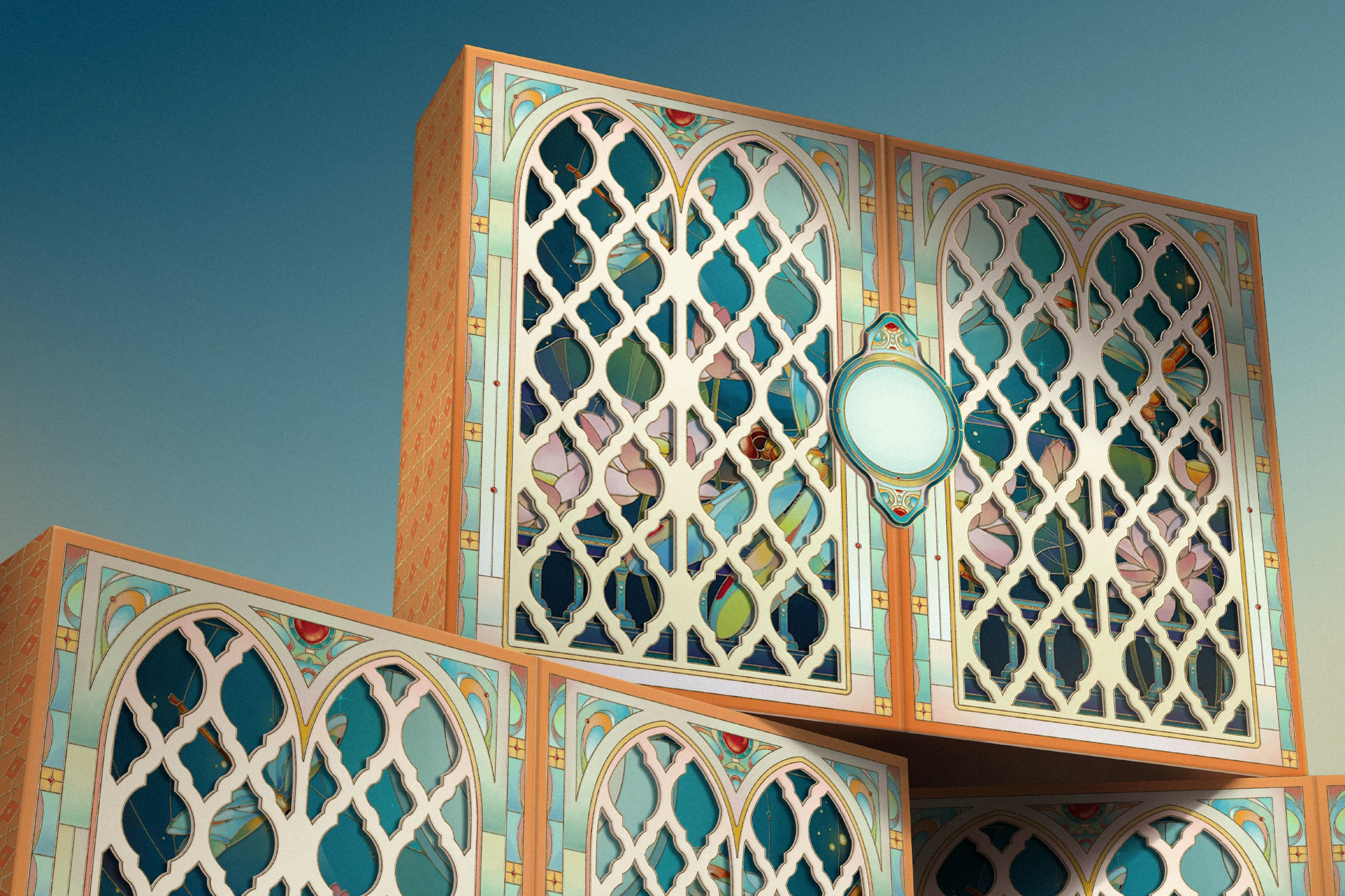 Stained-Glass Window or Mooncake Packaging? Illustrator Meow Meow Asks, ‘Why Not Both?’